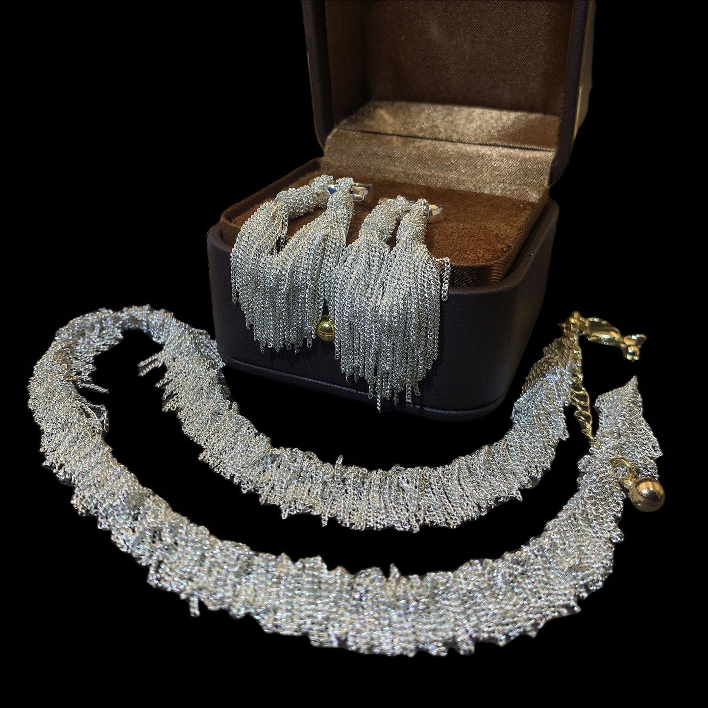 A High Luxury French Style Vintage Style Jewelry Set by Maramalive™ with tassels and tassels.