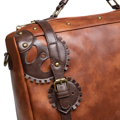 Fashion Creativity Ladies Retro Brown Outdoor Steampunk Backpack
