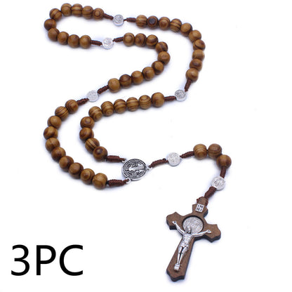 Catholic rosary necklace handmade