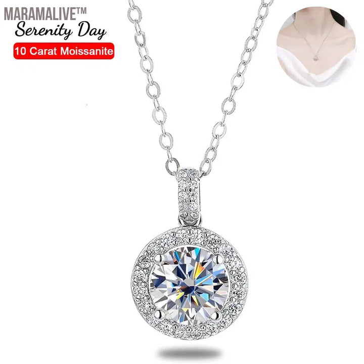 10 Carat Moissanite - Luxury Women's Jewelry