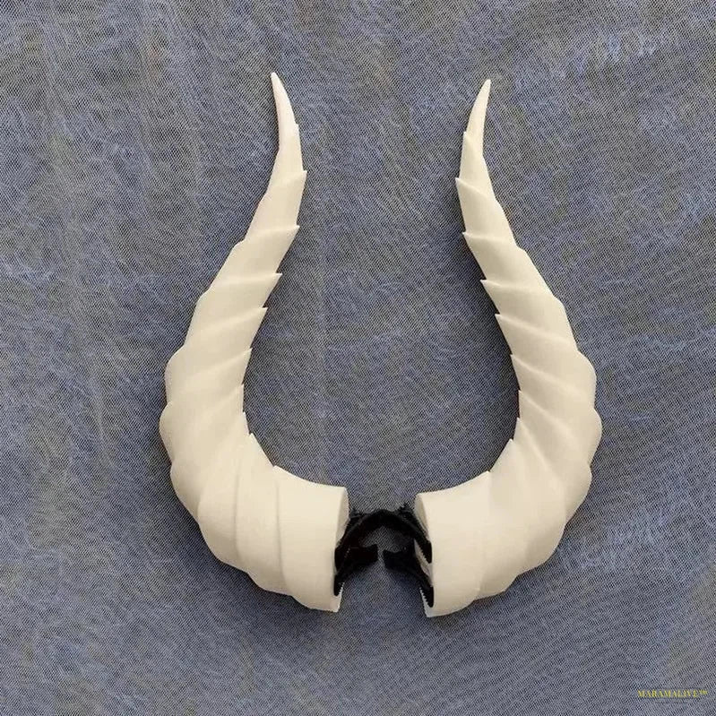 10/14/17cm Gradient Devil Horns Cosplay Horns Head Clip Headwear Hairwear Cosplay Props Accessories