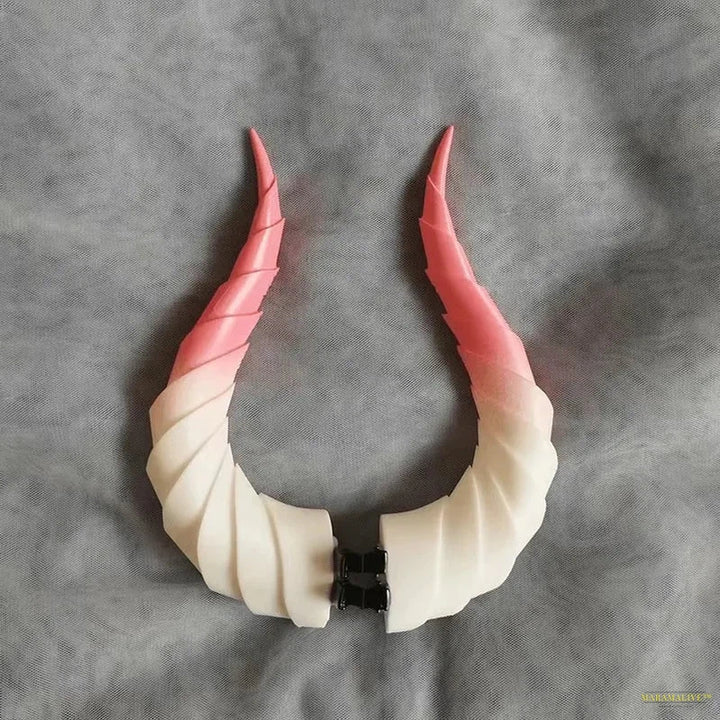 10/14/17cm Gradient Devil Horns Cosplay Horns Head Clip Headwear Hairwear Cosplay Props Accessories