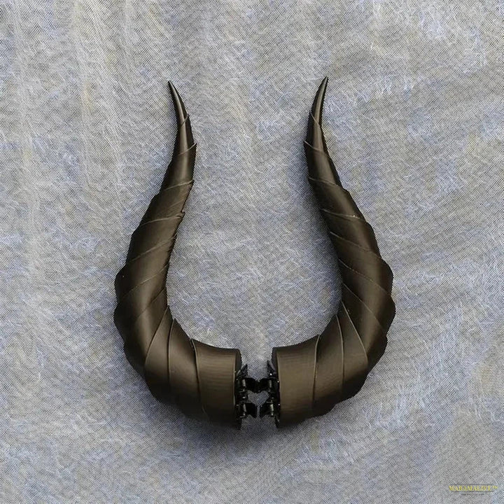 10/14/17cm Gradient Devil Horns Cosplay Horns Head Clip Headwear Hairwear Cosplay Props Accessories