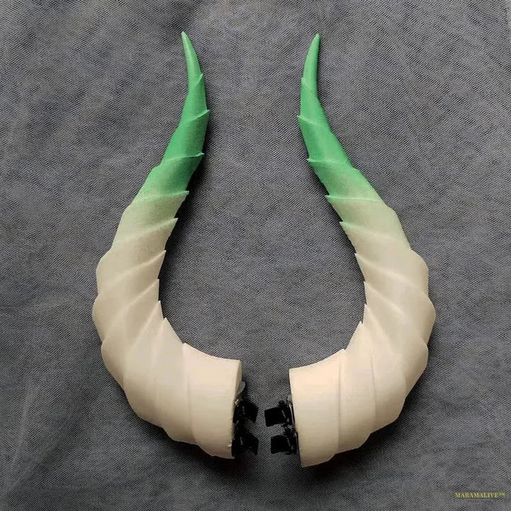 10/14/17cm Gradient Devil Horns Cosplay Horns Head Clip Headwear Hairwear Cosplay Props Accessories