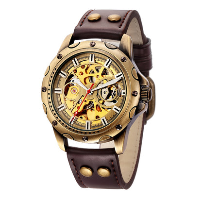 Discover the Mysteries of Time Itself with This Striking Steampunk Watch by Maramalive™.