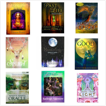 A collection of books about Oracle Cards Board Game Tarot Divination Cards, tarot cards, oracle cards, and Maramalive™ tarot cards.