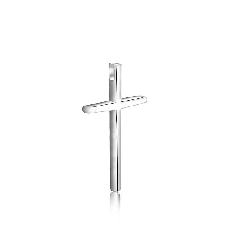 Two Beautiful 925 Sterling Silver Glossy Cross Pendants from Maramalive™ with names on them.