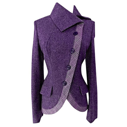 A Maramalive™ women's Gothic Vintage Overcoat Winter Outwear Jacket Slim on a mannequin.