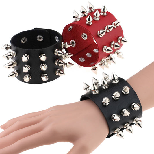Studded Punk Exaggerated Bracelet