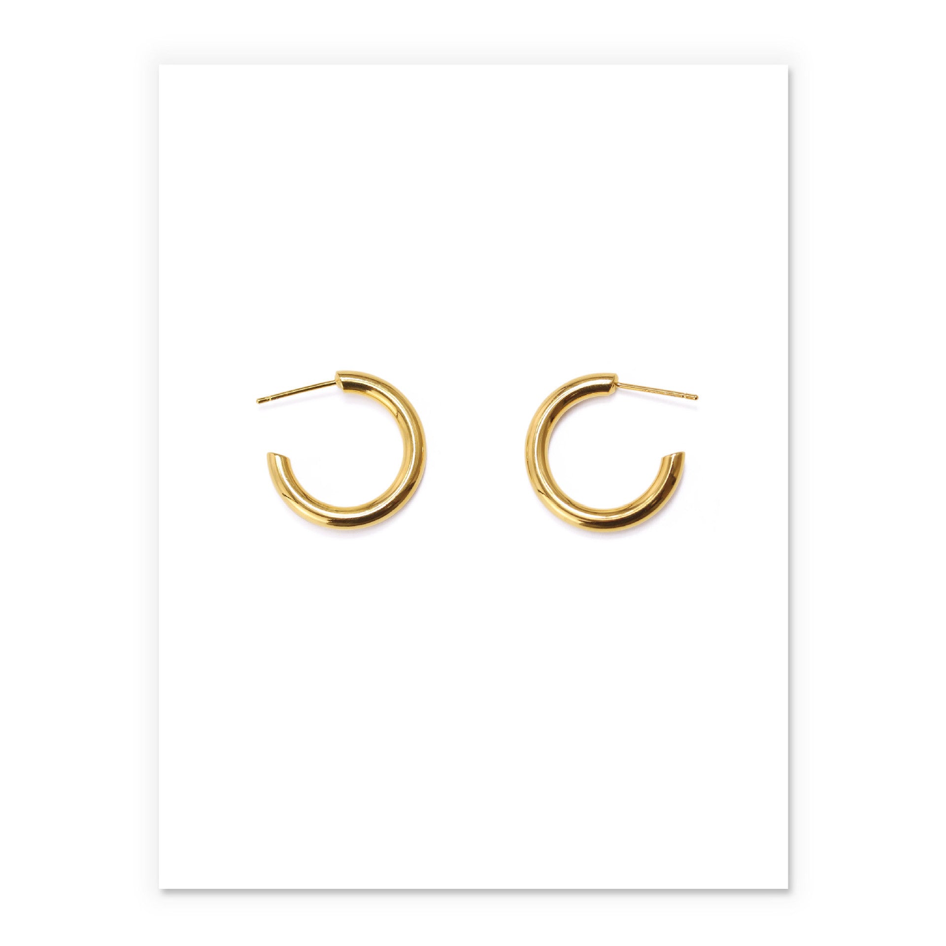 Two Maramalive™ Circle Earrings on a white background.