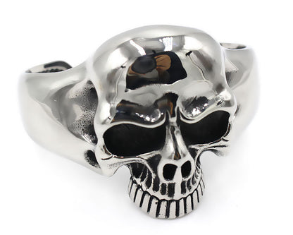 A Men's titanium steel ghost head bracelet from Maramalive™ on a white background.