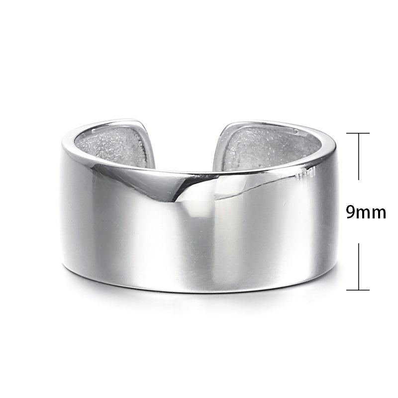 Three Glossy Silver Joint Ring sets on a white background, by Maramalive™.