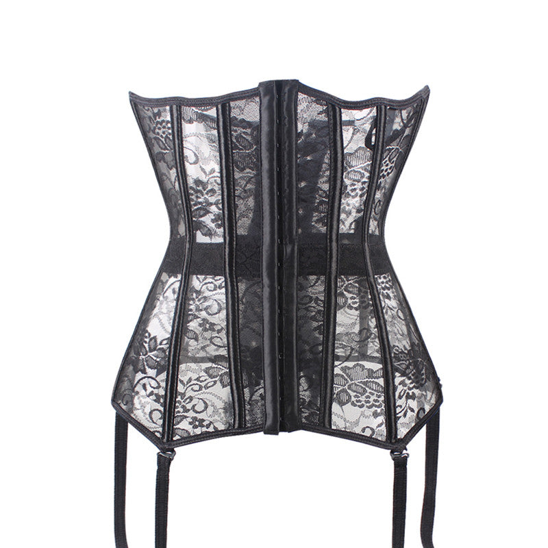 Be brave and embrace your unique self with a Maramalive™ Black Lace Corset Bustier Top - Steampunk Style for Women.