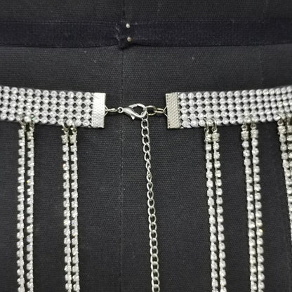 Fringed Belt All-match Rhinestone-studded Waist Chain Dress Accessories