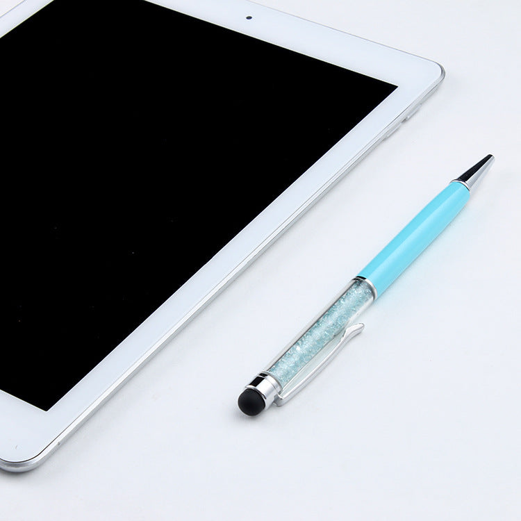 A group of Luxury Crystal Capacitive Pens by Maramalive™ next to an iPad.