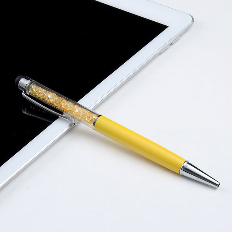 A group of Luxury Crystal Capacitive Pens by Maramalive™ next to an iPad.