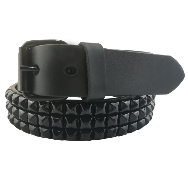 A Hard Core Rock Band Performs Gothic Heavy Metal Yurt Punk Rivet Head belt by Maramalive™ for denim lovers.