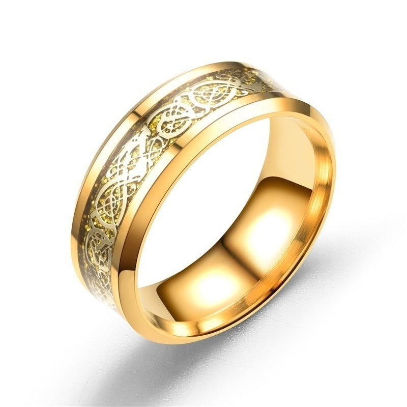 A Zircon Gold Dragon Ring Ring For Couples set with a heart and diamonds, branded as Maramalive™.