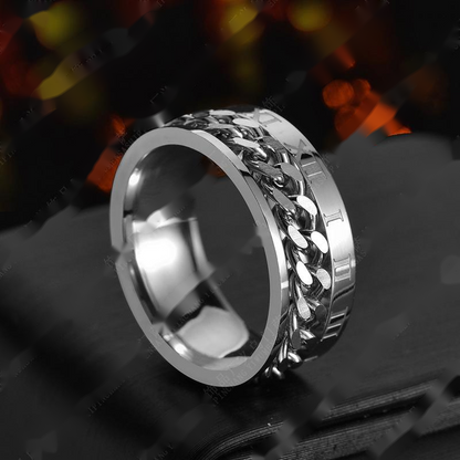 Stainless Steel Personality Men'S Ring