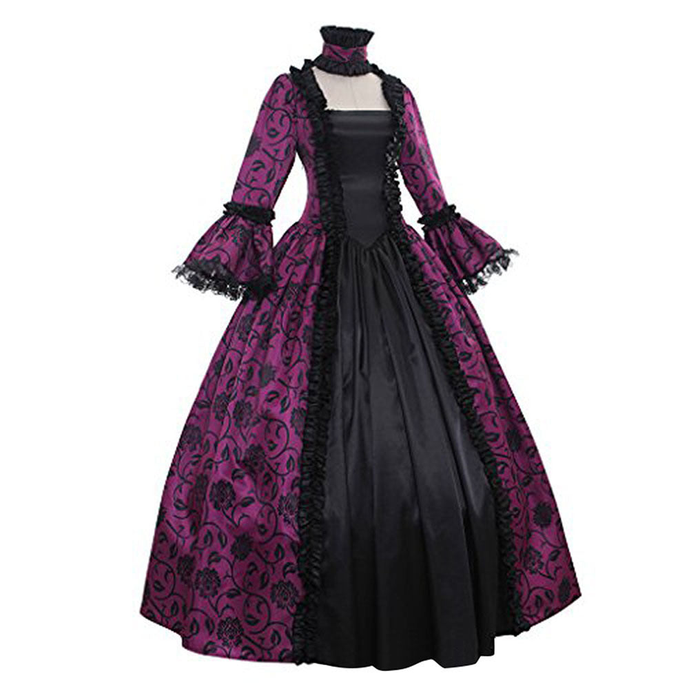 A statement-making stunner: Victorian Court Dress - Stealing the Spotlight: Make a Grand Entrance by Maramalive™ on a mannequin.