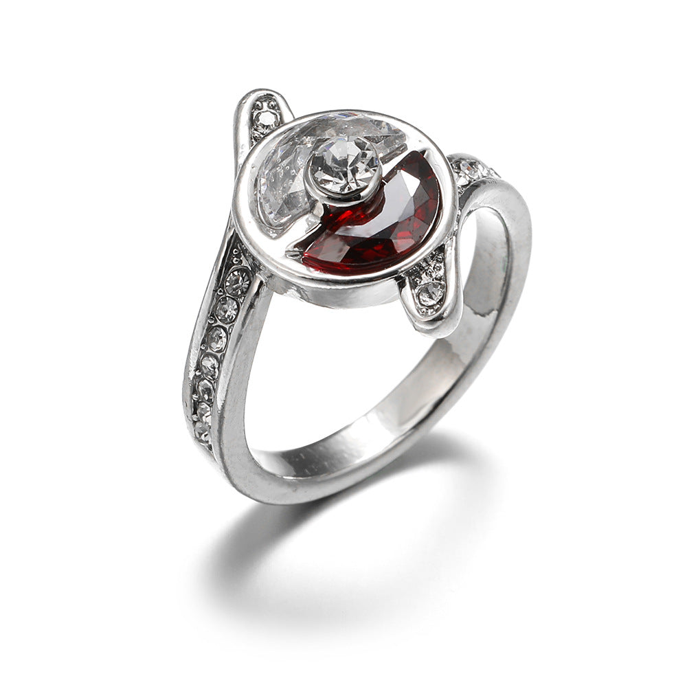Elf ball red and white ring