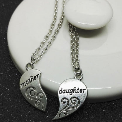 Mother And Daughter Two-part Love Necklace