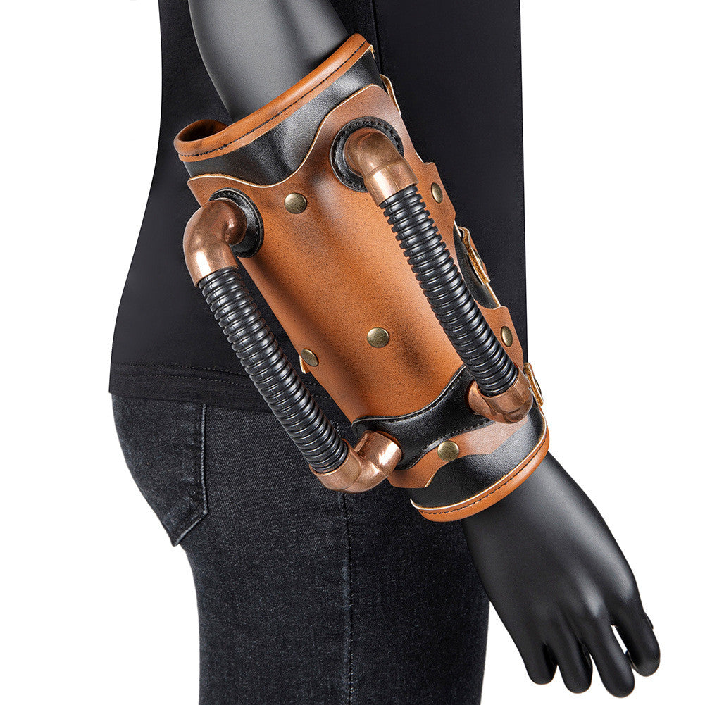 A mannequin with a Halloween Steampunk Medieval Retro Armband from Maramalive™.