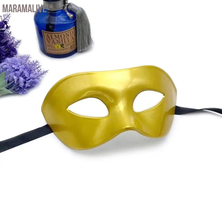 1PC Creative Phantom Masquerade Cosplay Mask Plastic Half Face Mask for Men Women Carnival Party Costume Props