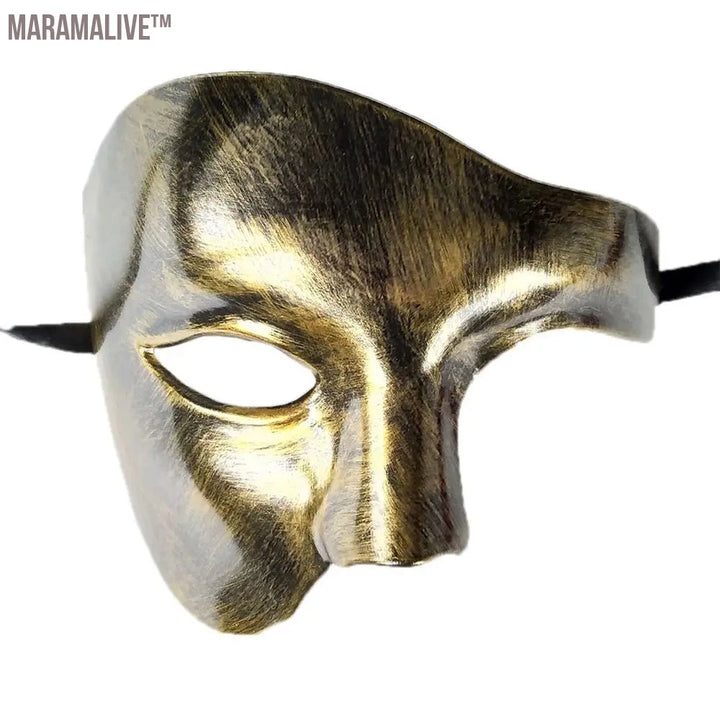 1PC Creative Phantom Masquerade Cosplay Mask Plastic Half Face Mask for Men Women Carnival Party Costume Props