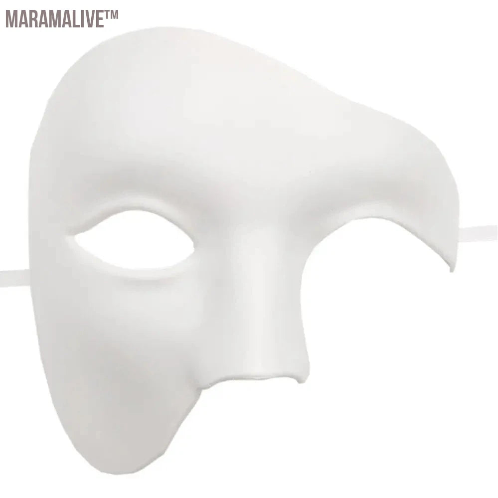 1PC Creative Phantom Masquerade Cosplay Mask Plastic Half Face Mask for Men Women Carnival Party Costume Props