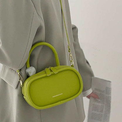 Small Design Hand-held Textured One-shoulder Messenger Bag