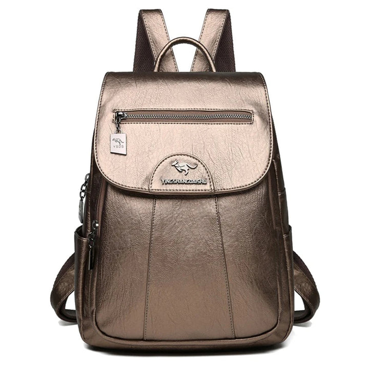 2024 Women's High-Quality Leather Backpack - Retro Vintage Ladies Travel & School Bag