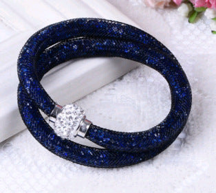 Maramalive™ Special Sequin Mesh crystal bracelets in different colors and styles.
