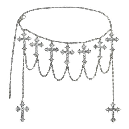 Gothic Nun Cross Waist Chain
