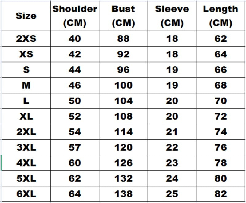 Size chart for Maramalive™ Design Logo3D Digital Printing Men's T-shirt Round Neck Short Sleeve shows measurements for shoulder, bust, sleeve, and length in centimeters for sizes 2XS to 6XL. Crafted from durable Polyester Fiber with Bird eye cloth texture.