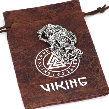 Be brave be you Maramalive™ Viking Dragon Pendant.