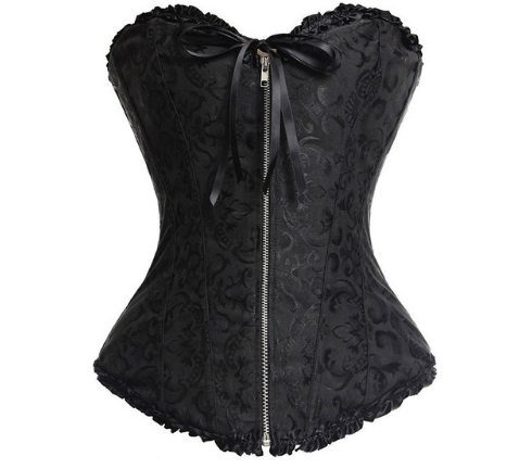 A Steampunk Corset with ruffles and bows by Maramalive™.