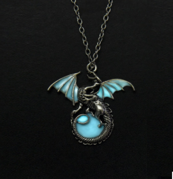 Glow in the dark Maramalive™ dragon necklace.