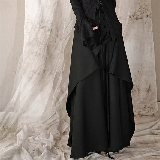 Women's Fashion Irregular High Waist A- Line Dress