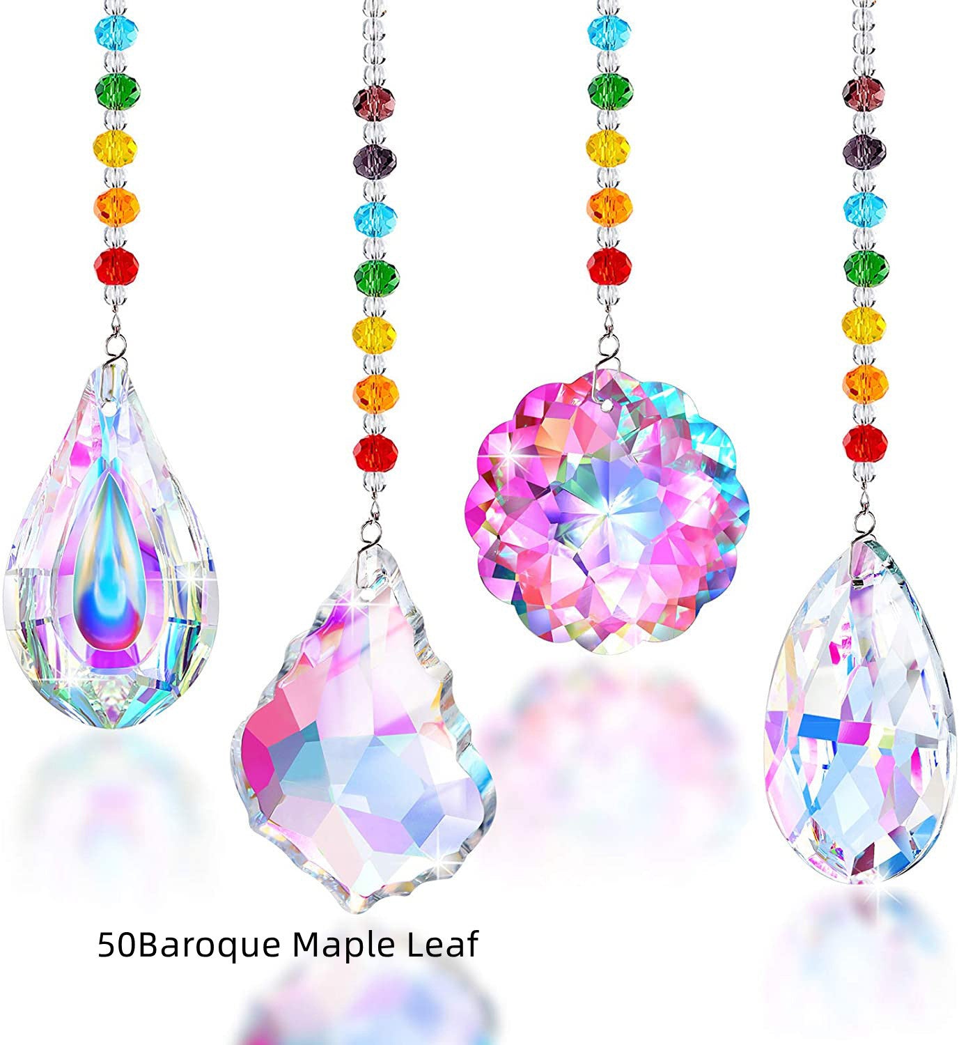 Maramalive™ Garden Chandelier Crystal Accessories Crystal Sun Catcher earrings in a gift box.
