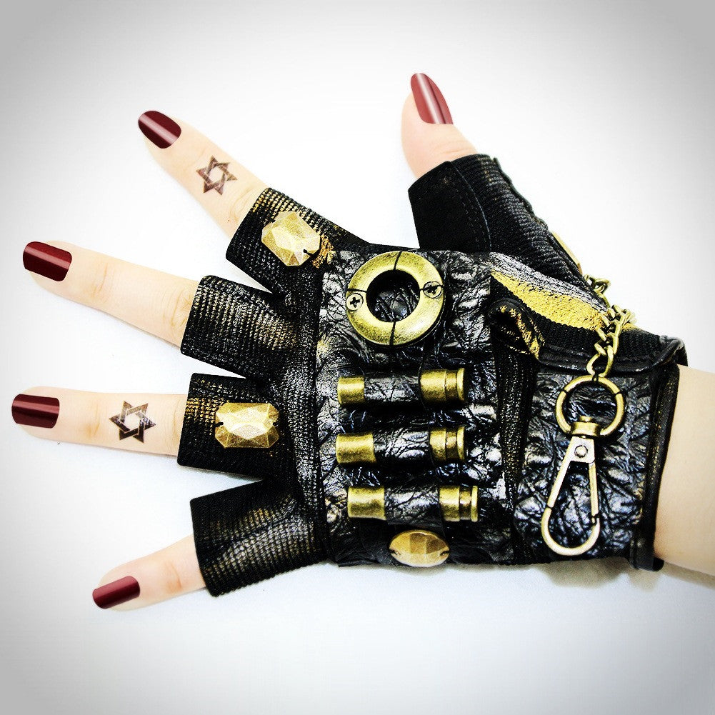 Motorcycle steampunk neutral half-finger gloves - Motorcycle steampunk neutral half-finger gloves - Motorcycle steampunk neutral half-finger gloves - Motorcycle steampunk neutral half-finger gloves - Motorcycle steampunk neutral half-finger gloves - Maramalive™.