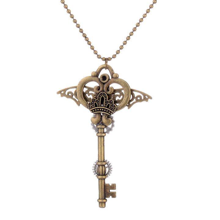 Maramalive™ Key Style Steampunk Necklace Accessories Retro with gears.