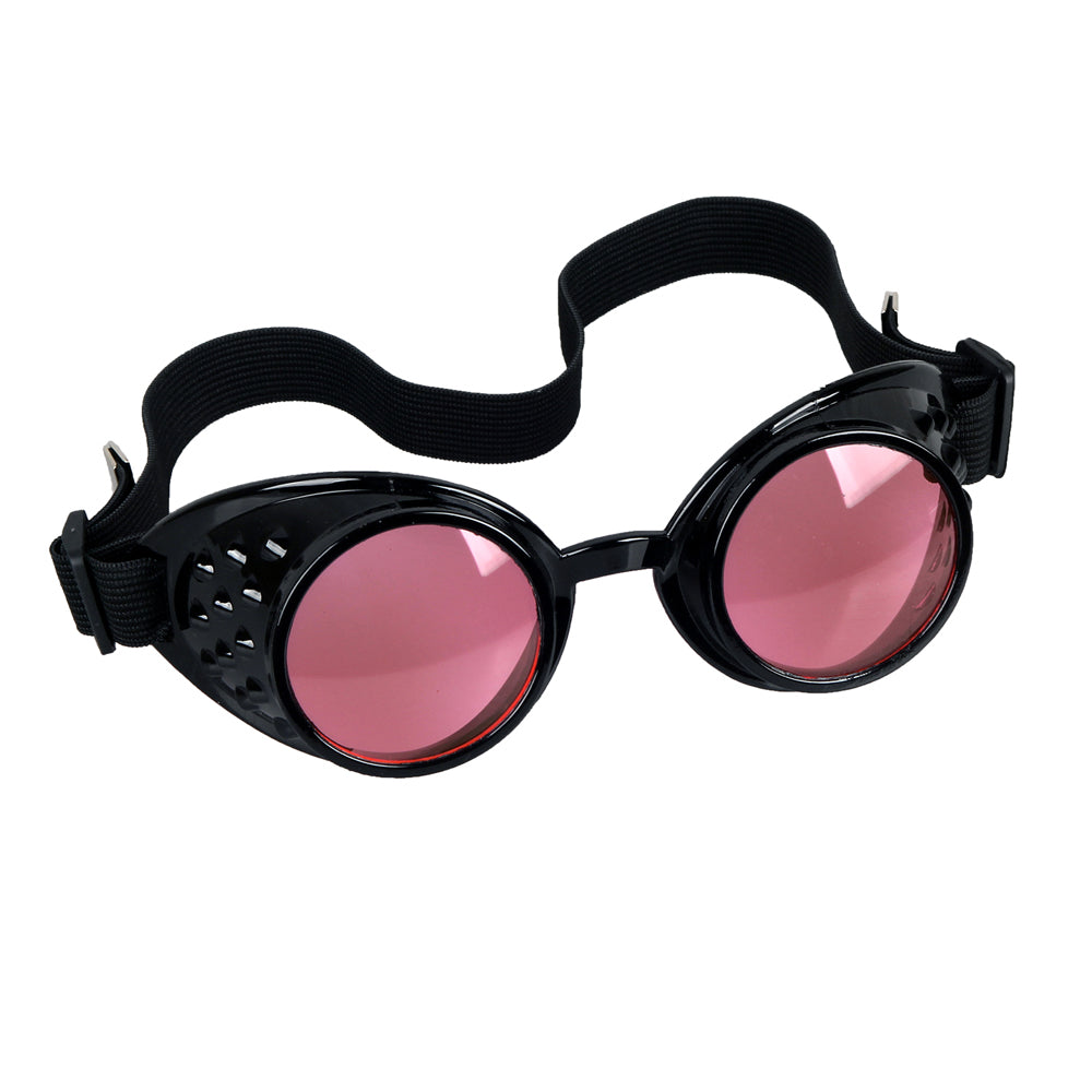 A pair of Steampunk Goggles with green lenses from Maramalive™.