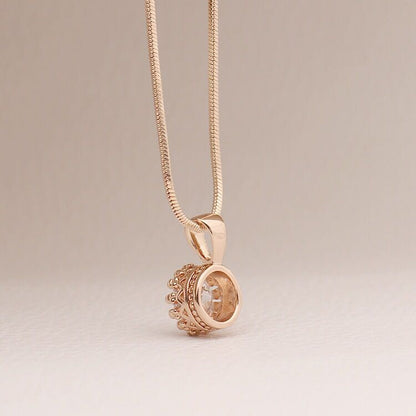 A Versatile Minimalist Jewelry Set by Maramalive™, with rose gold plating and cubic zirconia.