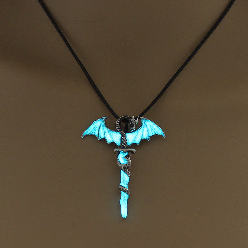 Maramalive™ Men's Luminous Dragon Necklace.