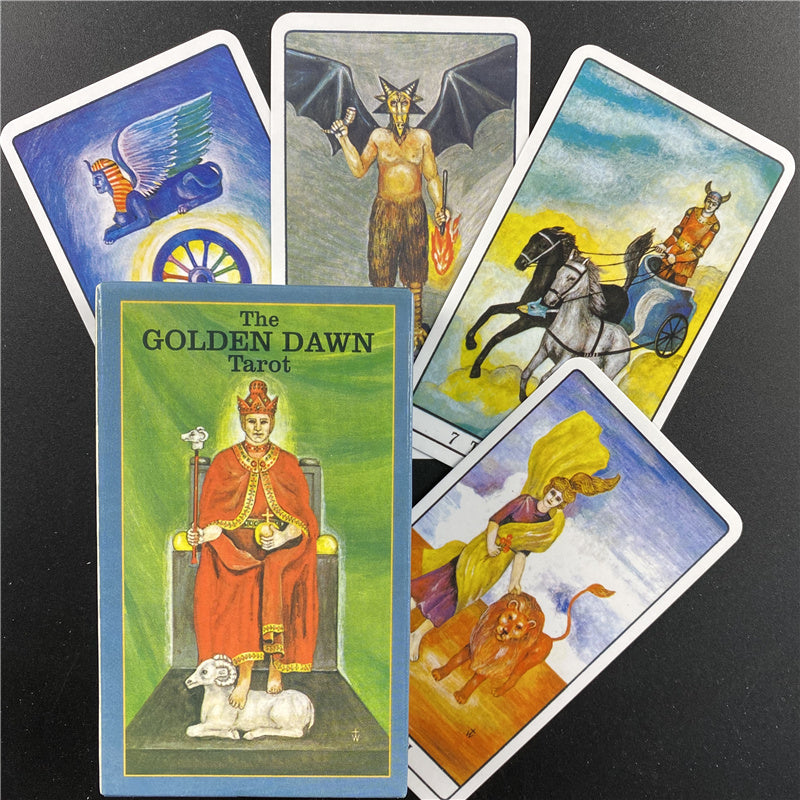 The Maramalive™ Golden Dawn Tarot Oracle Cards English Version Party Holiday Entertainment Desk Game Cards.