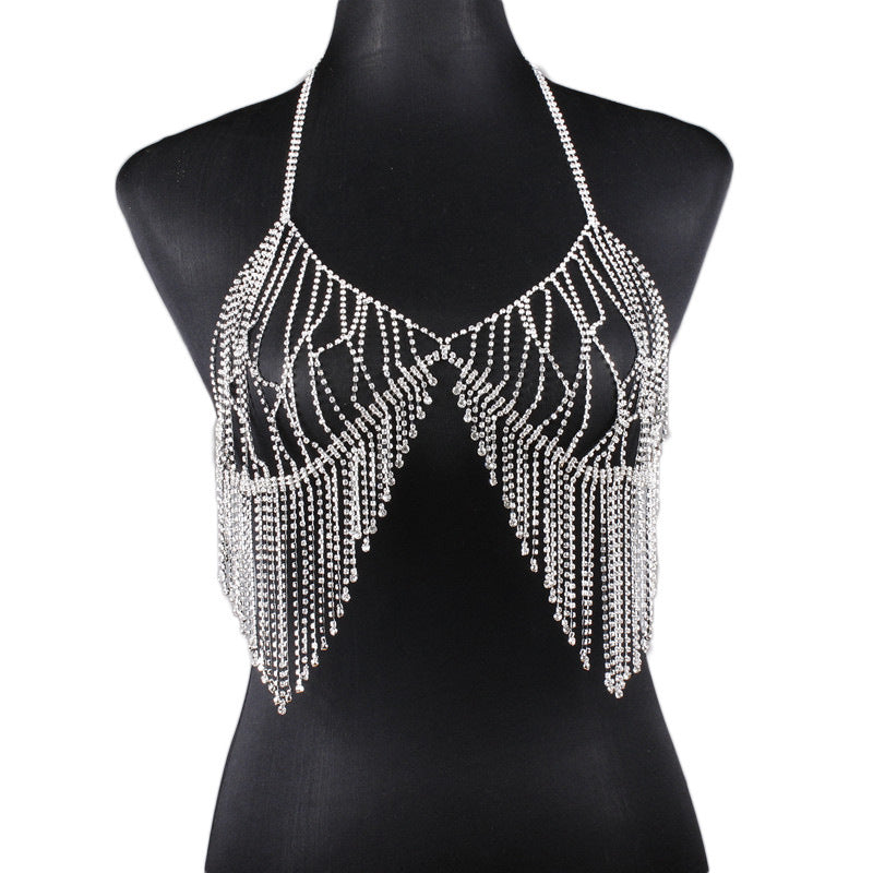 Sexy Diamond Studded Chain Bikini Bracelet Chain Body Chain