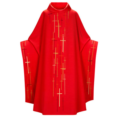 A set of Maramalive™ Halloween Men Women Vintage Robe Gown with crosses on them.