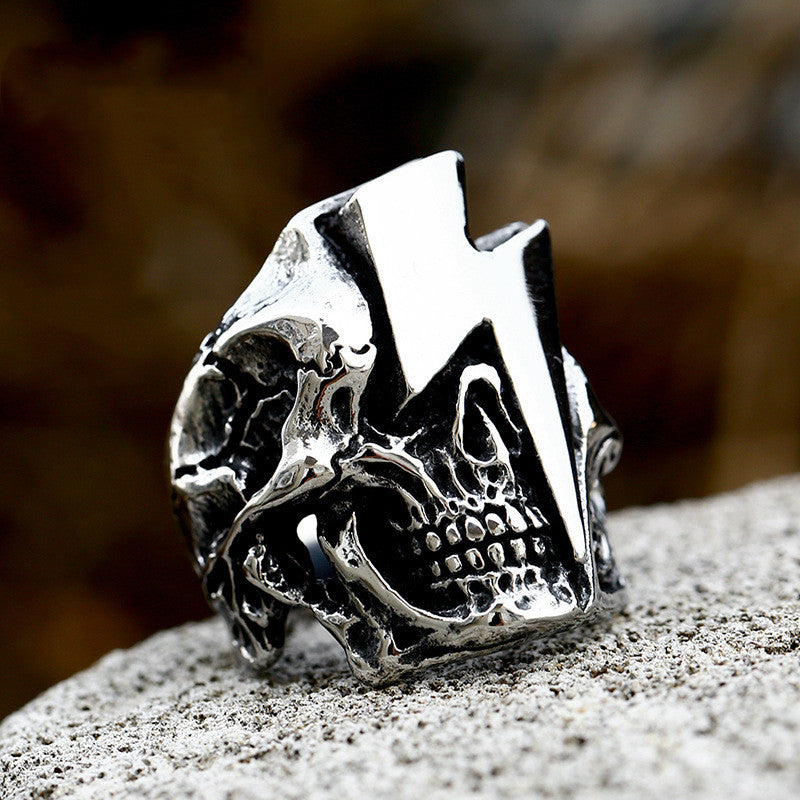 Punk Skull Ring Hand Jewelry
