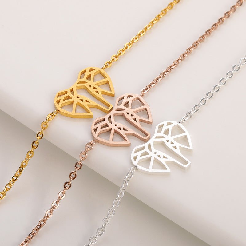 Three Gold-plated Elephant Bracelets on a white background. (Brand Name: Maramalive™)